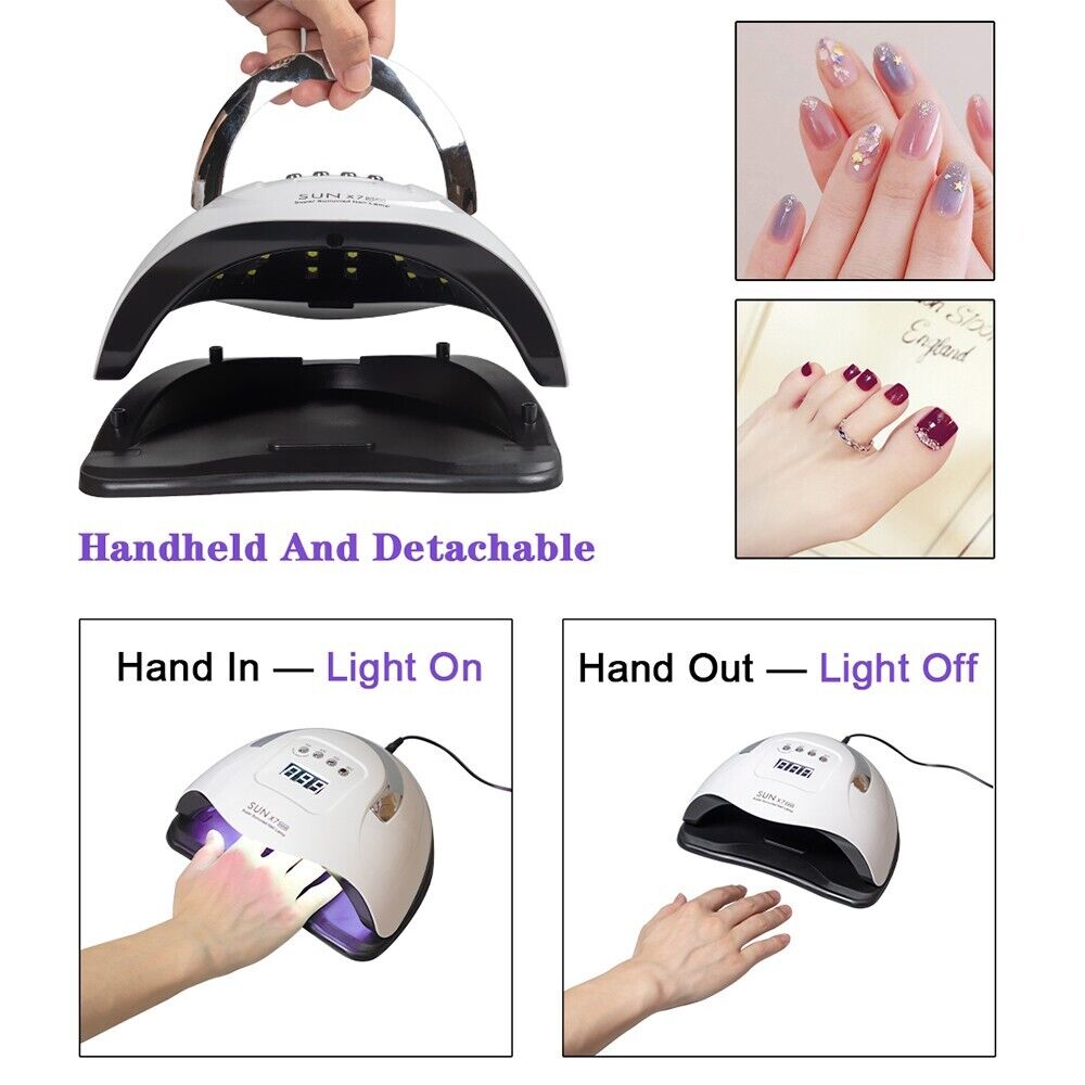 Lampara UV LED 220w Secadora de uñas de gel