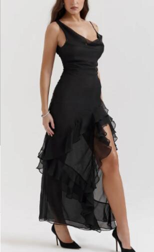 Vestido Elegante JULIA de Primavera con Espalda Descubierta